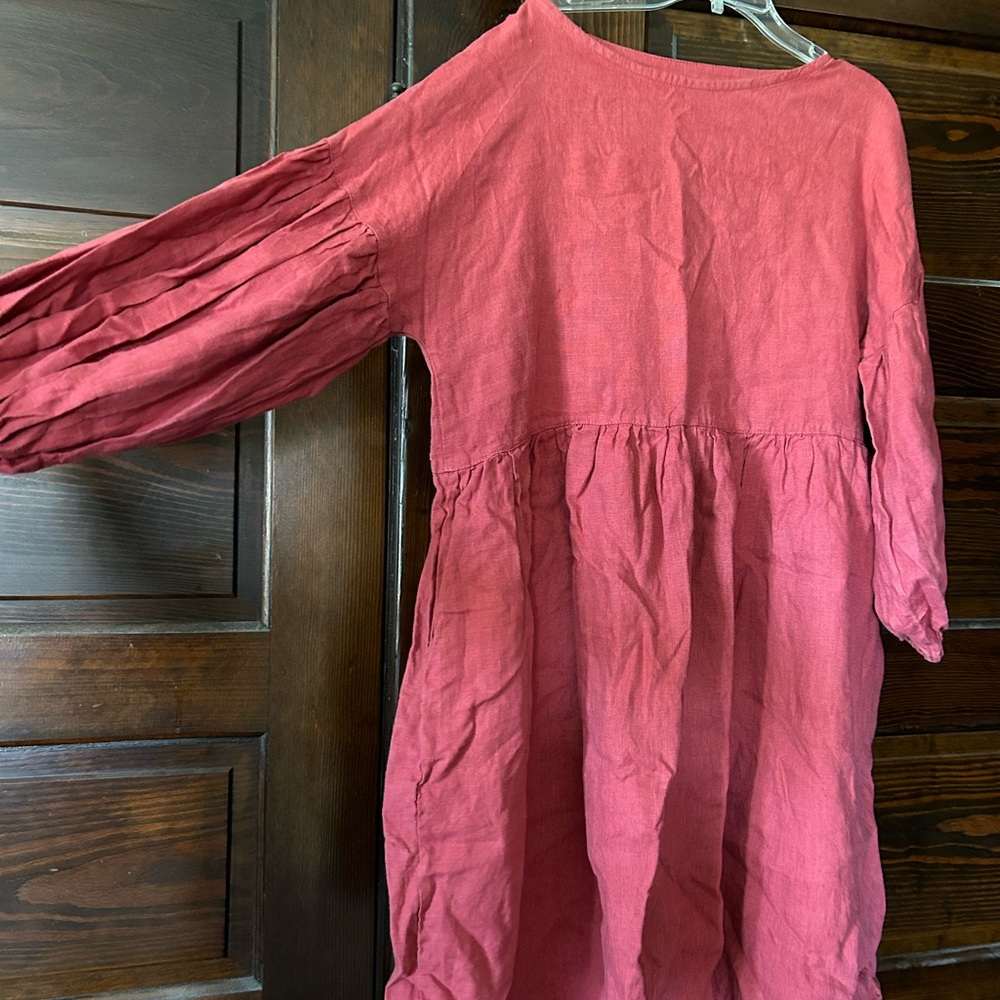 Simply Grey Linen Dress